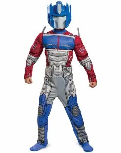 Spirit Halloween Kids Muscle Optimus Prime Costume - Transformers