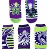 Spirit Halloween Beetlejuice Ankle Socks - 5 Pair