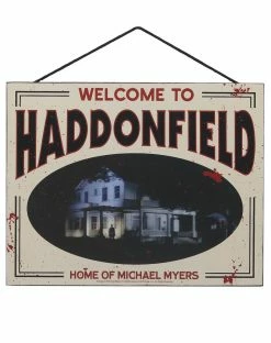 Spirit Halloween Haddonfield Home of Michael Myers Sign - Halloween