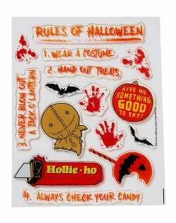 Spirit Halloween Sam Gel Clings - Trick 'r Treat -Halloween ACCESSORIES store 01494848 c
