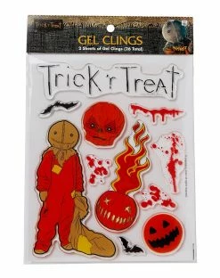 Spirit Halloween Sam Gel Clings - Trick 'r Treat -Halloween ACCESSORIES store 01494848 d