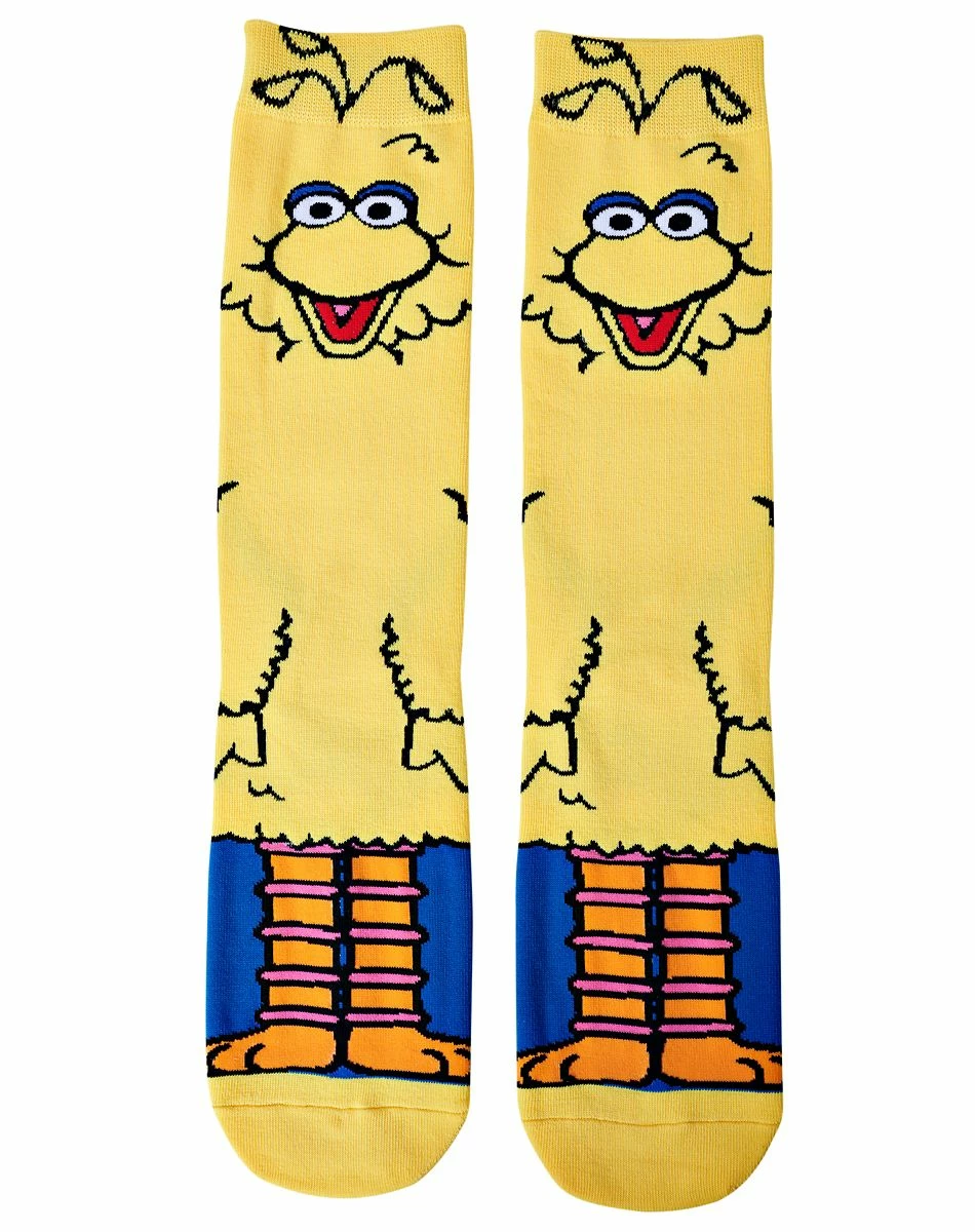 Spirit Halloween Big Bird 360 Crew Socks - Sesame Street 1 Spirit Halloween Big Bird 360 Crew Socks - Sesame Street