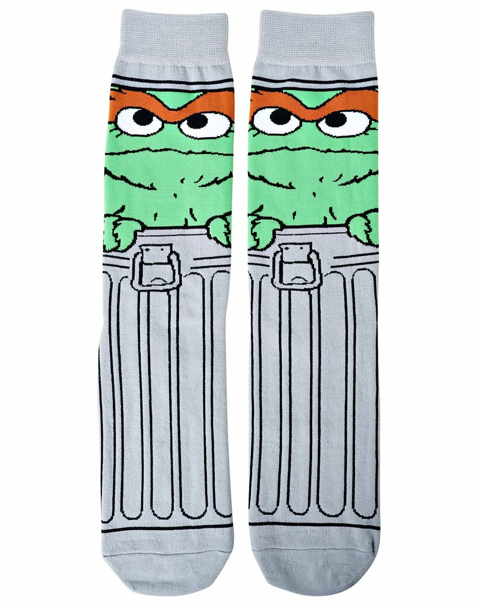 Spirit Halloween Oscar 360 Crew Socks - Sesame Street 1 Spirit Halloween Oscar 360 Crew Socks - Sesame Street