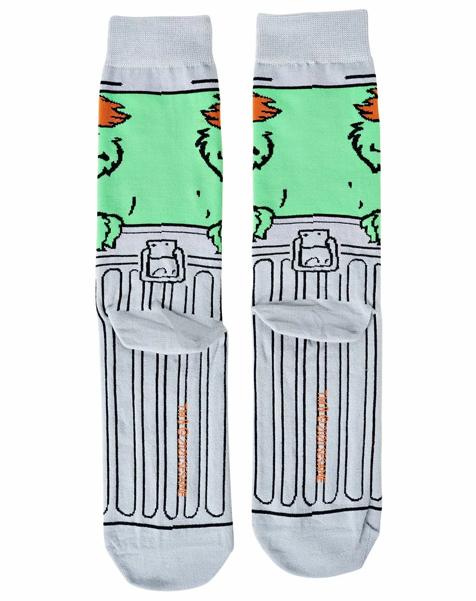 Spirit Halloween Oscar 360 Crew Socks - Sesame Street 2 Spirit Halloween Oscar 360 Crew Socks - Sesame Street - Image 2