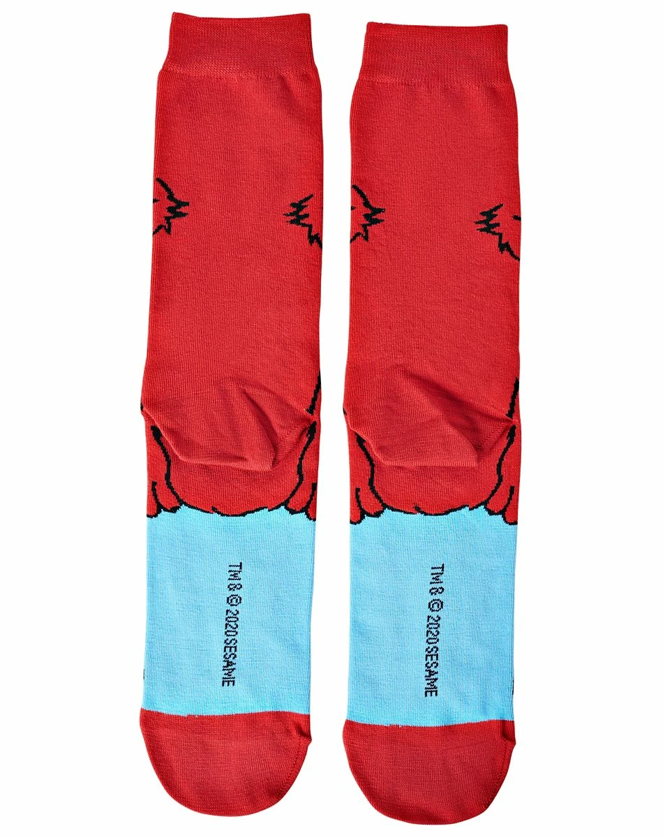 Spirit Halloween Elmo 360 Crew Socks - Sesame Street 2 Spirit Halloween Elmo 360 Crew Socks - Sesame Street - Image 2