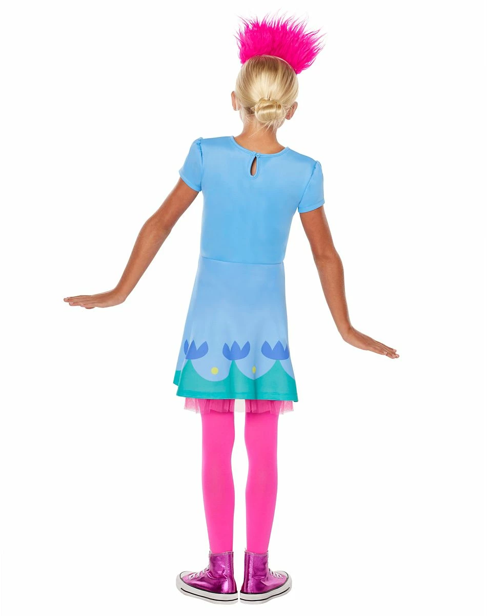Spirit Halloween Kids Queen Poppy Dress Costume - Trolls 2 Spirit Halloween Kids Queen Poppy Dress Costume - Trolls - Image 2