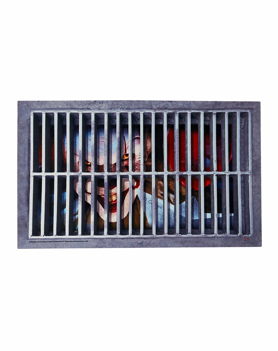 Spirit Halloween Sewer Pennywise Doormat - It Chapter 2 1 Spirit Halloween Sewer Pennywise Doormat - It Chapter 2