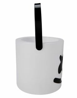 Spirit Halloween Light-Up LED Marshmello Treat Bucket -Halloween ACCESSORIES store 01497577 c