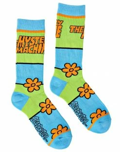 Spirit Halloween Mystery Machine Crew Socks - Scooby-Doo