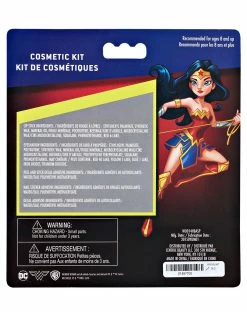Spirit Halloween Kids Wonder Woman Makeup Kit - DC Comics -Halloween ACCESSORIES store 01497700 c