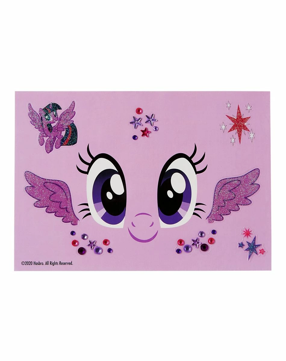 Spirit Halloween Twilight Sparkle Face Decals - My Little Pony 1 Spirit Halloween Twilight Sparkle Face Decals - My Little Pony