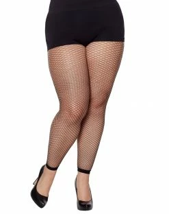 Spirit Halloween Footless Fishnet Tights -Halloween ACCESSORIES store 01498153 c