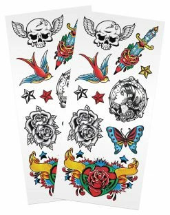 Spirit Halloween Punk Sleeve Temporary Tattoos -Halloween ACCESSORIES store 01498377 g