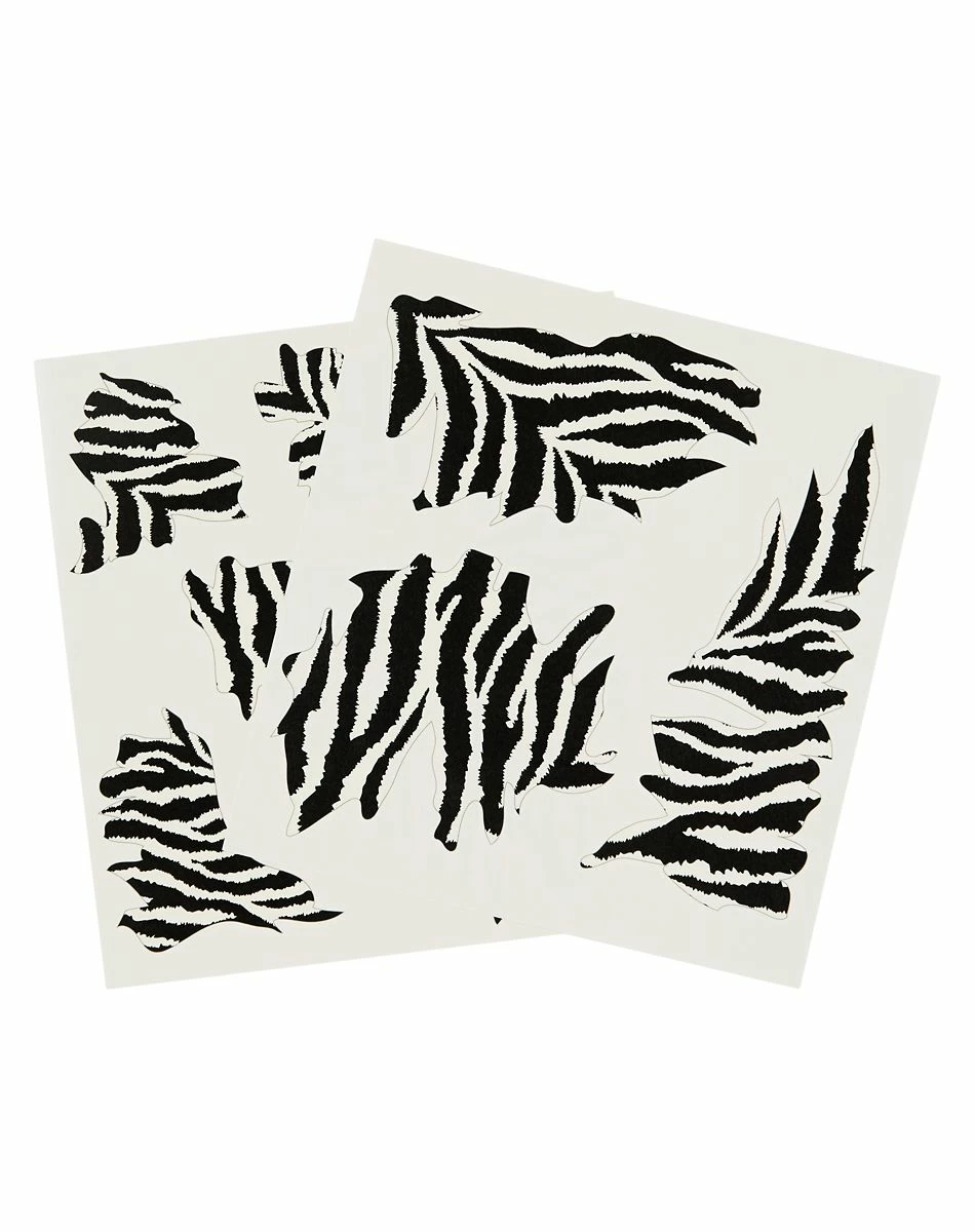 Spirit Halloween Zebra Temporary Tattoos 1 Spirit Halloween Zebra Temporary Tattoos