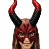 Spirit Halloween Devil Horn Half Mask