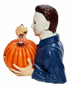Spirit Halloween Light-Up LED Michael Myers Statue - Decorations -Halloween ACCESSORIES store 01501279 c