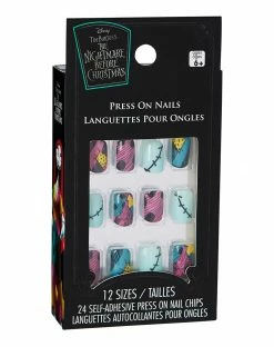 Spirit Halloween Kids Sally Press on Nails - The Nightmare Before Christmas 6 Spirit Halloween Kids Sally Press on Nails - The Nightmare Before Christmas -Halloween ACCESSORIES store 01502517 c