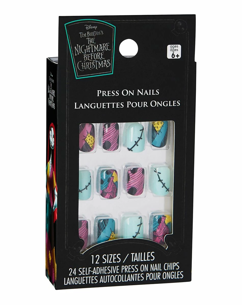 Spirit Halloween Kids Sally Press on Nails - The Nightmare Before Christmas 3 Spirit Halloween Kids Sally Press on Nails - The Nightmare Before Christmas - Image 3