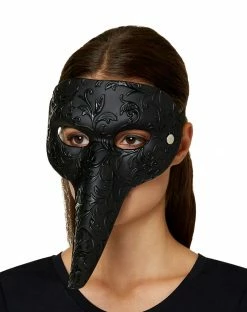 Spirit Halloween Female Plague Doctor Half Mask -Halloween ACCESSORIES store 01503358 c