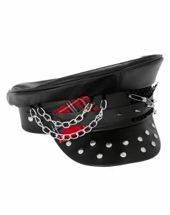 Spirit Halloween Punk Rock Studded Hat