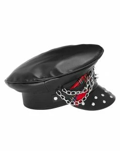 Spirit Halloween Punk Rock Studded Hat -Halloween ACCESSORIES store 01503408 c