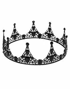 Spirit Halloween Black Skeleton Crown