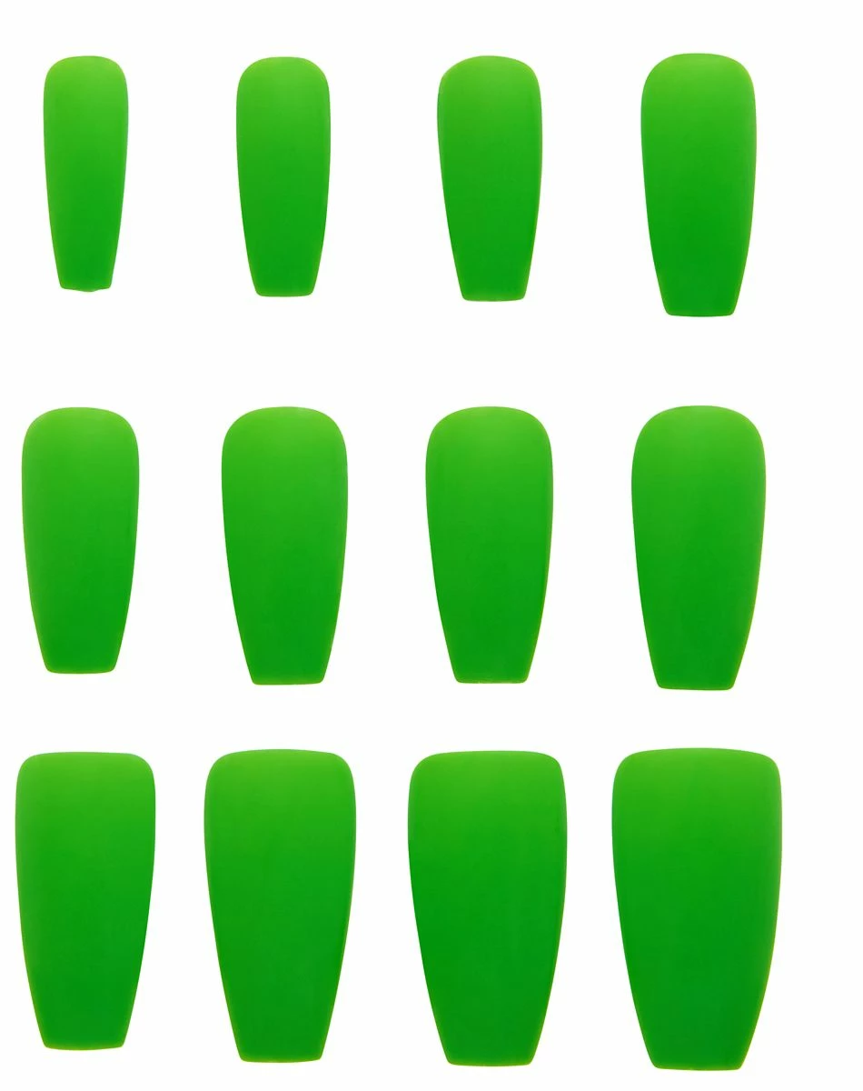 Spirit Halloween '80s Green Press On Nails 1 Spirit Halloween '80s Green Press On Nails