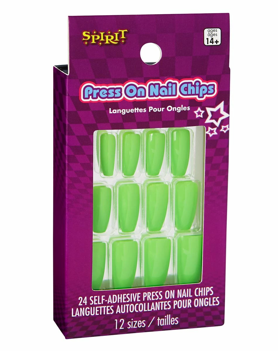 Spirit Halloween '80s Green Press On Nails 3 Spirit Halloween '80s Green Press On Nails - Image 3