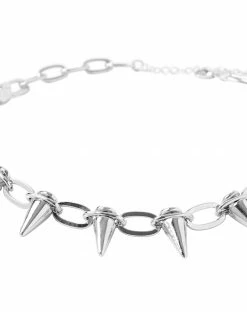 Spirit Halloween Punk Rock Spiked Choker Necklace -Halloween ACCESSORIES store 01504695 b