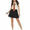 Spirit Halloween Adult Black and White Harry Potter Dress