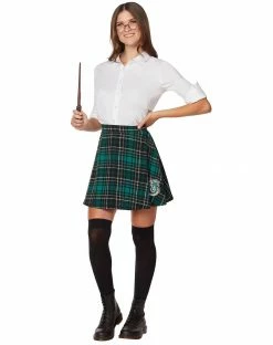 Spirit Halloween Adult Slytherin Skirt - Harry Potter -Halloween ACCESSORIES store 01508829 c