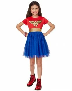 Spirit Halloween Kids Wonder Woman Dress -Halloween ACCESSORIES store 01509157 c