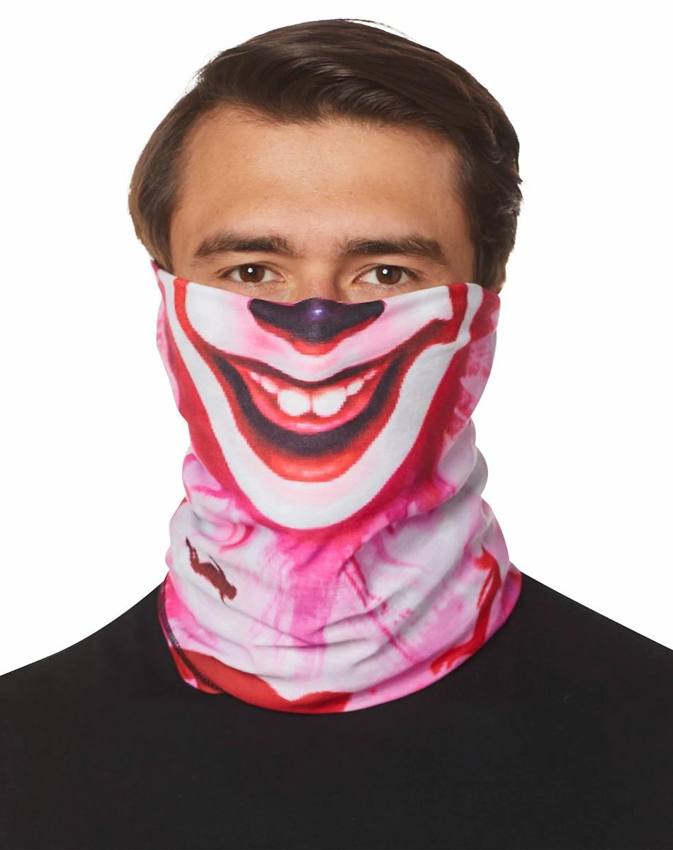 Spirit Halloween Pennywise Tube Bandana - It 1 Spirit Halloween Pennywise Tube Bandana - It