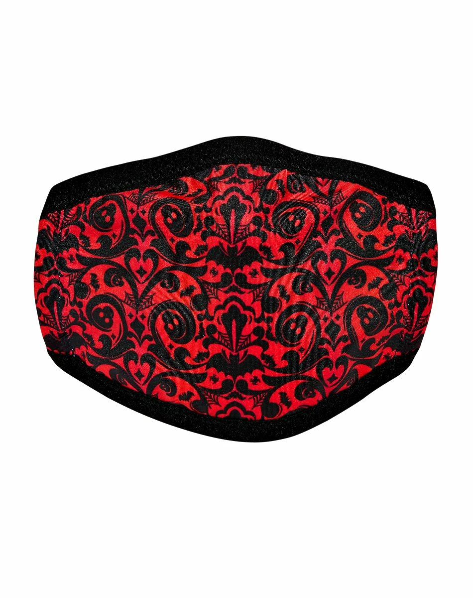 Spirit Halloween Kids Gothic Pattern Face Mask 1 Spirit Halloween Kids Gothic Pattern Face Mask
