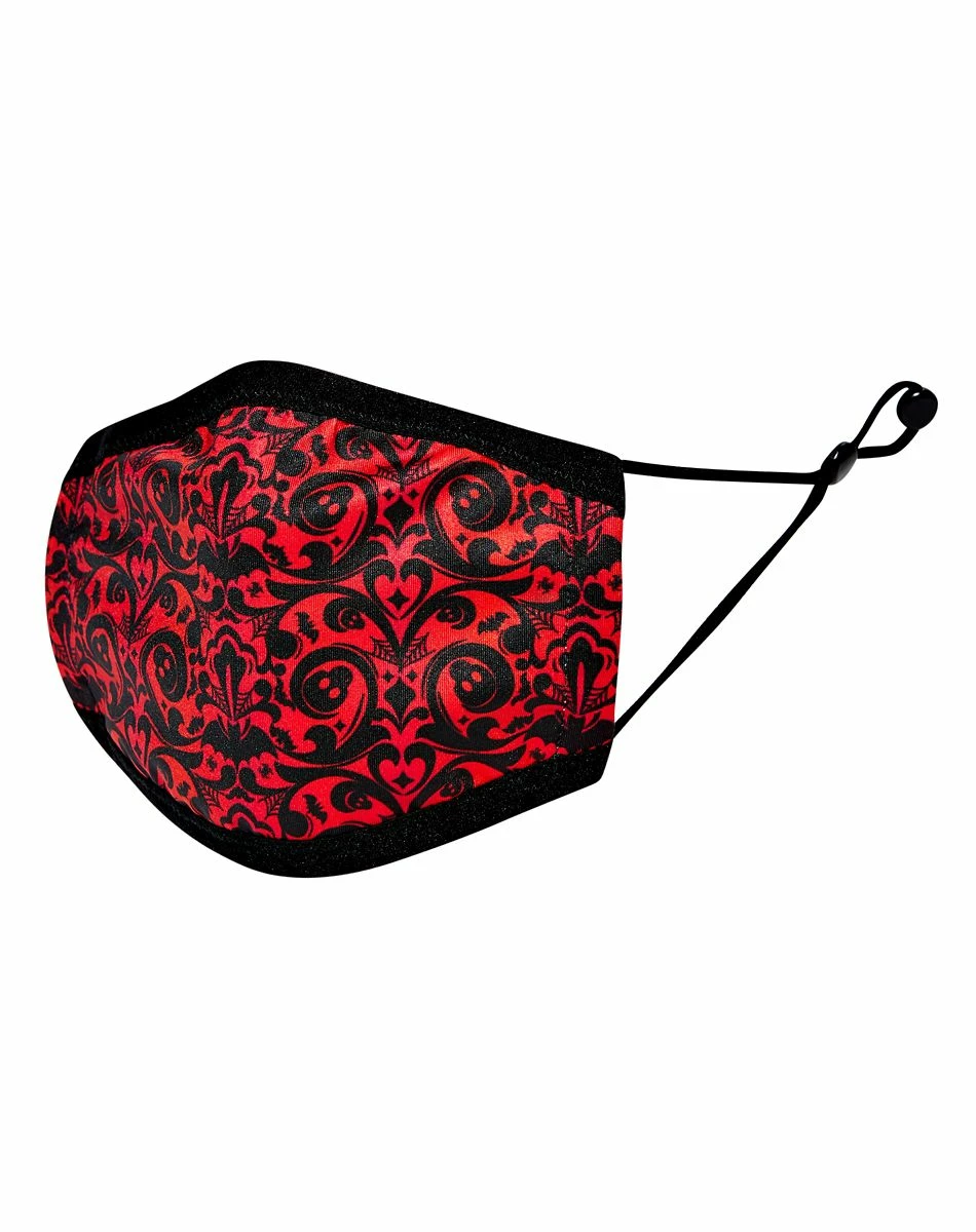 Spirit Halloween Kids Gothic Pattern Face Mask 3 Spirit Halloween Kids Gothic Pattern Face Mask - Image 3