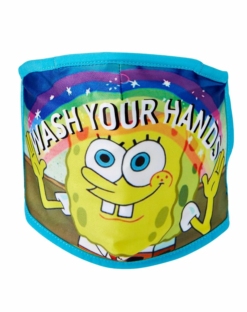 Spirit Halloween SpongeBob SquarePants Face Mask 1 Spirit Halloween SpongeBob SquarePants Face Mask
