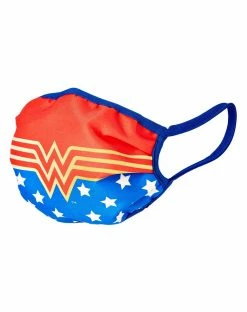 Spirit Halloween Kids Wonder Woman Face Mask -Halloween ACCESSORIES store 01510650 c