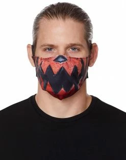 Spirit Halloween Pumpkin Face Mask