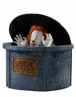Spirit Halloween 21 Inch Pennywise Sewer Grate Animatronic Decoration - It Chapter Two 12 Spirit Halloween 21 Inch Pennywise Sewer Grate Animatronic Decoration - It Chapter Two -Halloween ACCESSORIES store 01512243 d