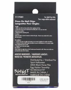Spirit Halloween Nurse Press-On Nails -Halloween ACCESSORIES store 01512789 c