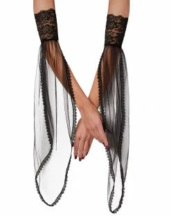 Spirit Halloween Sheer Lace Sleeves
