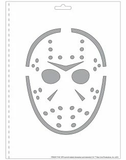 Spirit Halloween Friday the 13th Pumpkin Stencil Book 5 Spirit Halloween Friday the 13th Pumpkin Stencil Book -Halloween ACCESSORIES store 01513662 c