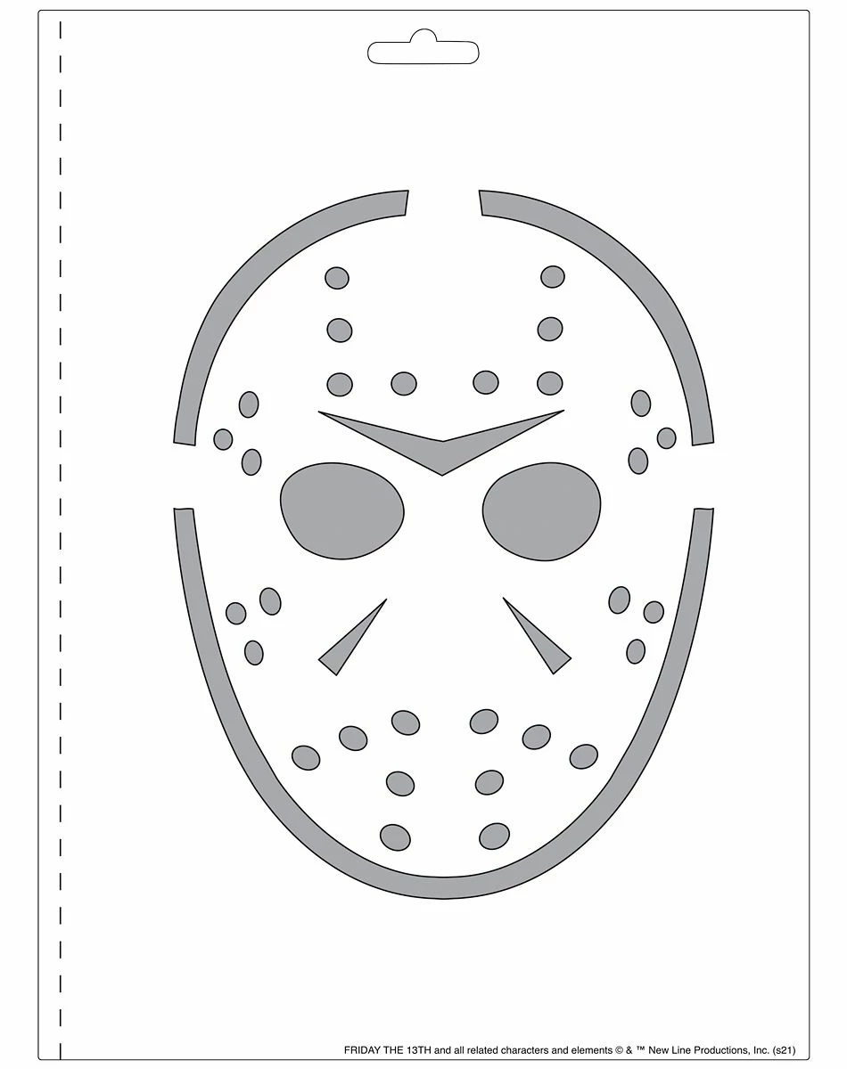 Spirit Halloween Friday the 13th Pumpkin Stencil Book 3 Spirit Halloween Friday the 13th Pumpkin Stencil Book - Image 3