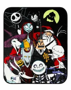 Spirit Halloween Monster Mash Fleece Blanket - The Nightmare Before Christmas