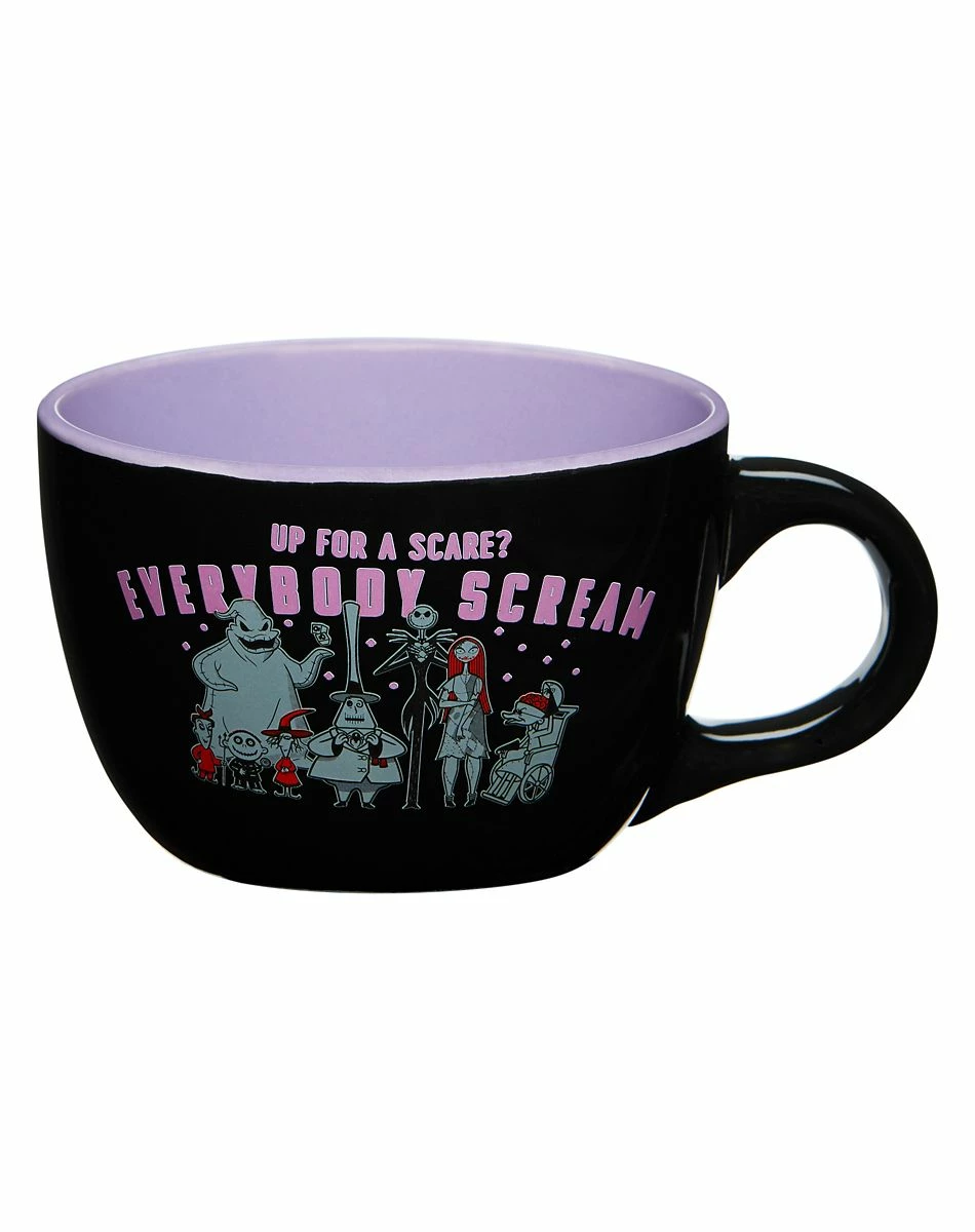 Spirit Halloween Everybody Scream Soup Mug 24 oz. - The Nightmare Before Christmas 1 Spirit Halloween Everybody Scream Soup Mug 24 oz. - The Nightmare Before Christmas