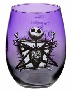 Spirit Halloween Jack Stemless Glass 20 oz - The Nightmare Before Christmas