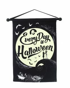 Spirit Halloween Every Day Is Halloween Scroll Sign - The Nightmare Before Christmas
