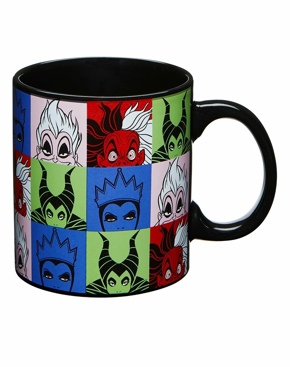 Spirit Halloween Faces Disney Villains Coffee Mug - 20 oz. 1 Spirit Halloween Faces Disney Villains Coffee Mug - 20 oz.