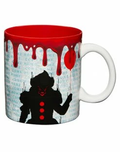 Spirit Halloween Dripping Blood Pennywise Coffee Mug 20 oz. - IT