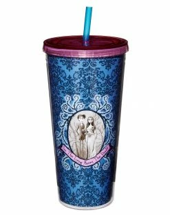 Spirit Halloween Living Marry The Dead Corpse Bride Cup With Straw - 20 oz.